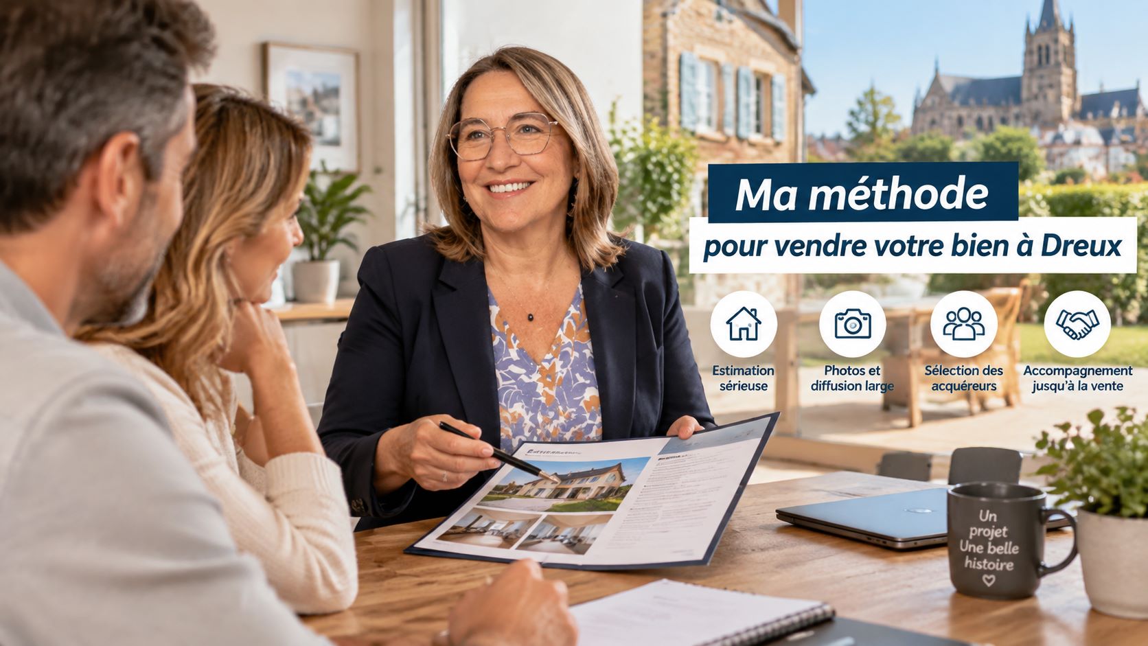 Ma méthode pour vendre votre bien à Dreux et dans les villages voisins